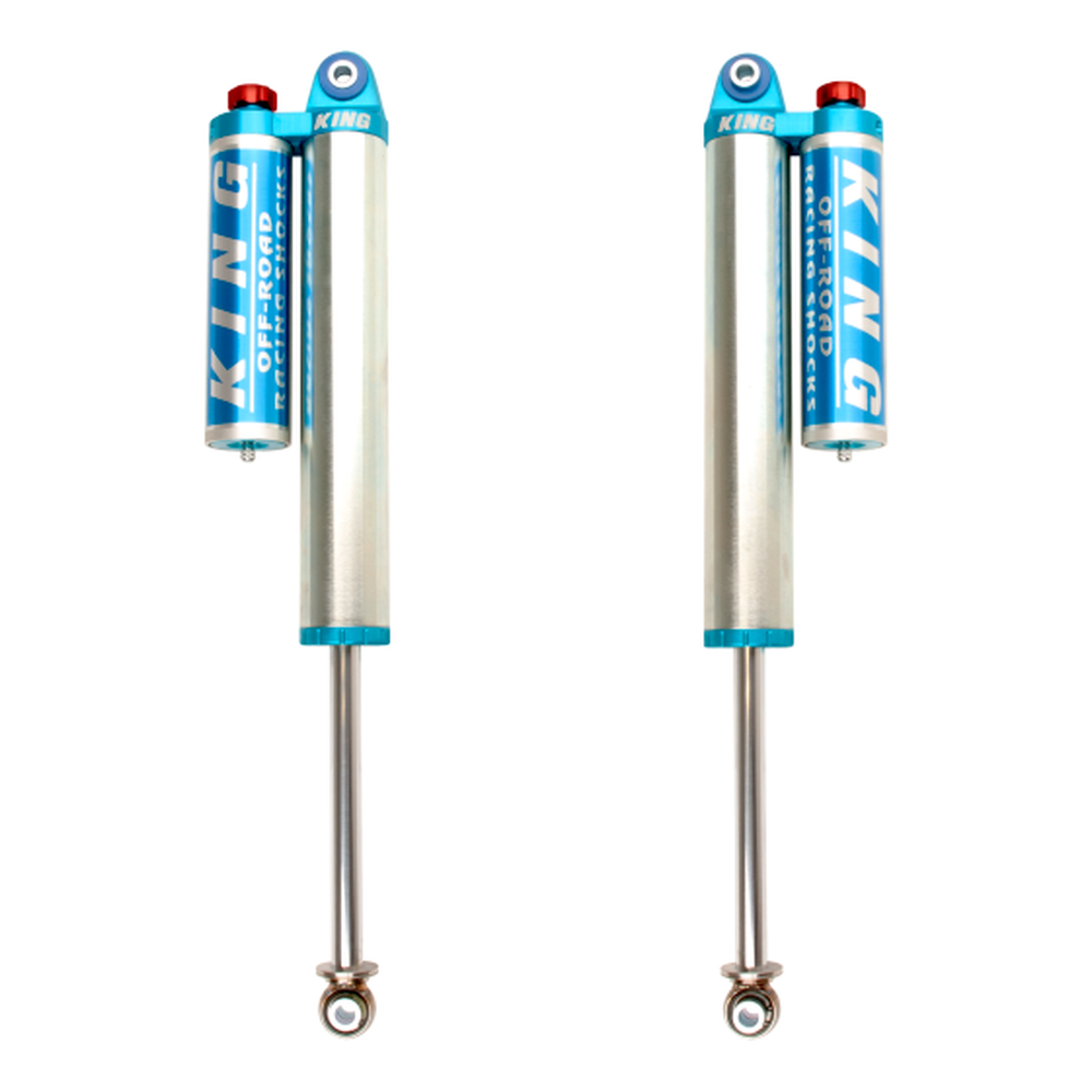 King Shocks Silverado/Sierra 2500/3500/HD 11+ Rear 2.5 Dia. Piggyback Res. Shock W/ Adjuster (Pair) - Apollo Off-Road