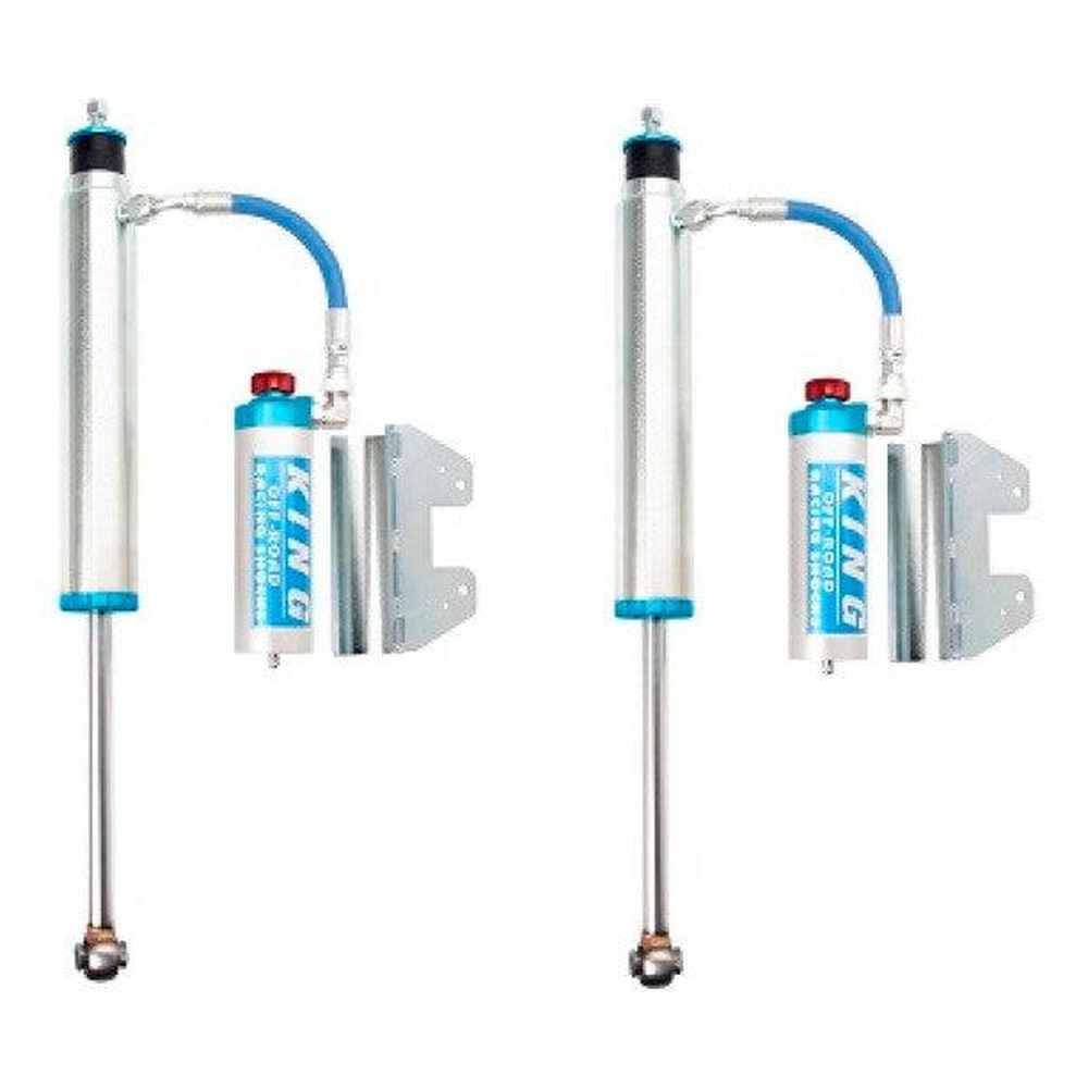 King Shocks Tundra 07-21 Rear, 2.5 Dia. Remote Reservoir Shock W/ Adjuster (Pair) - Apollo Off-Road