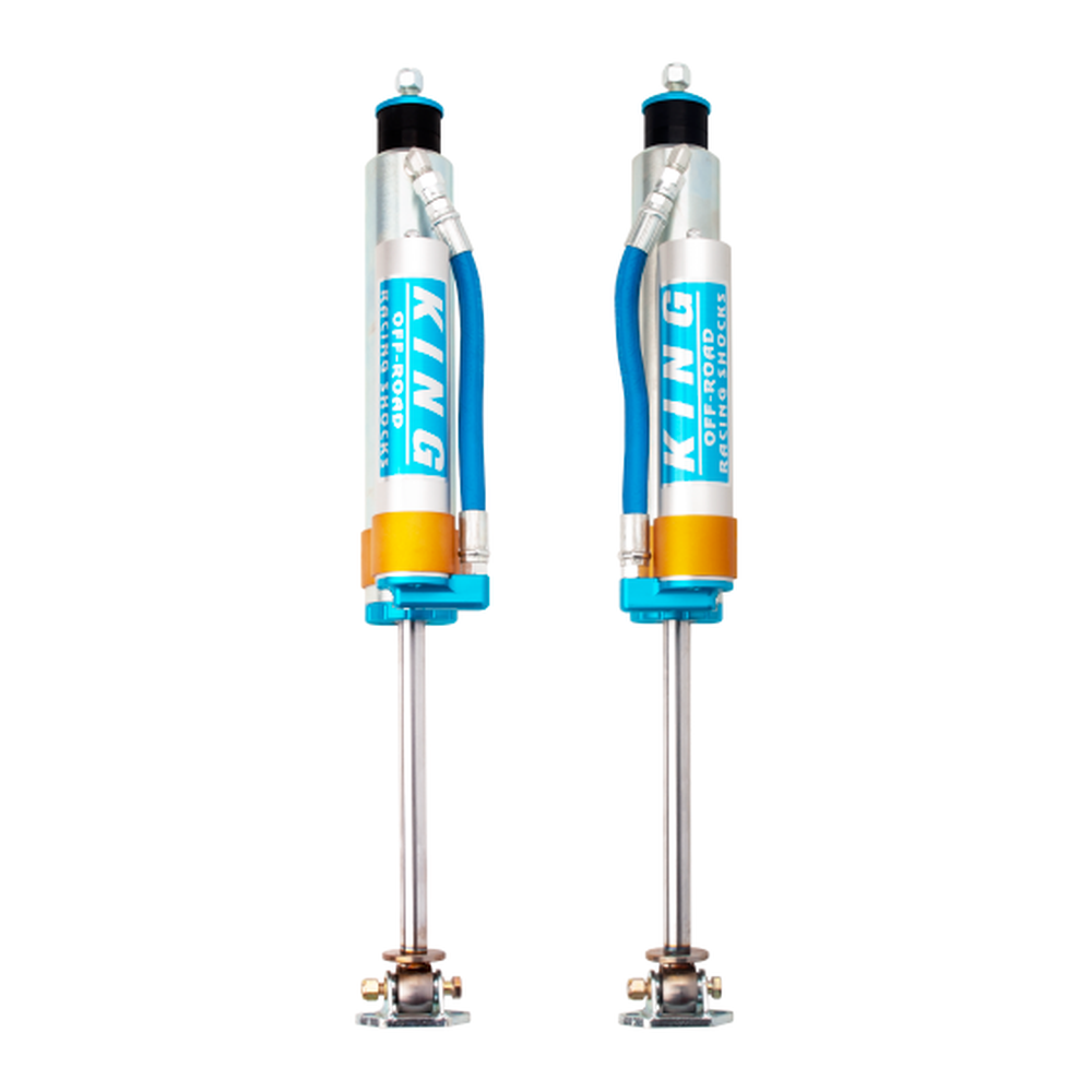 King Shocks XJ 84-00 Front 2.5 Dia. Piggy Hose Reservoir For 5-6" Lifts (Pair) - Apollo Off-Road