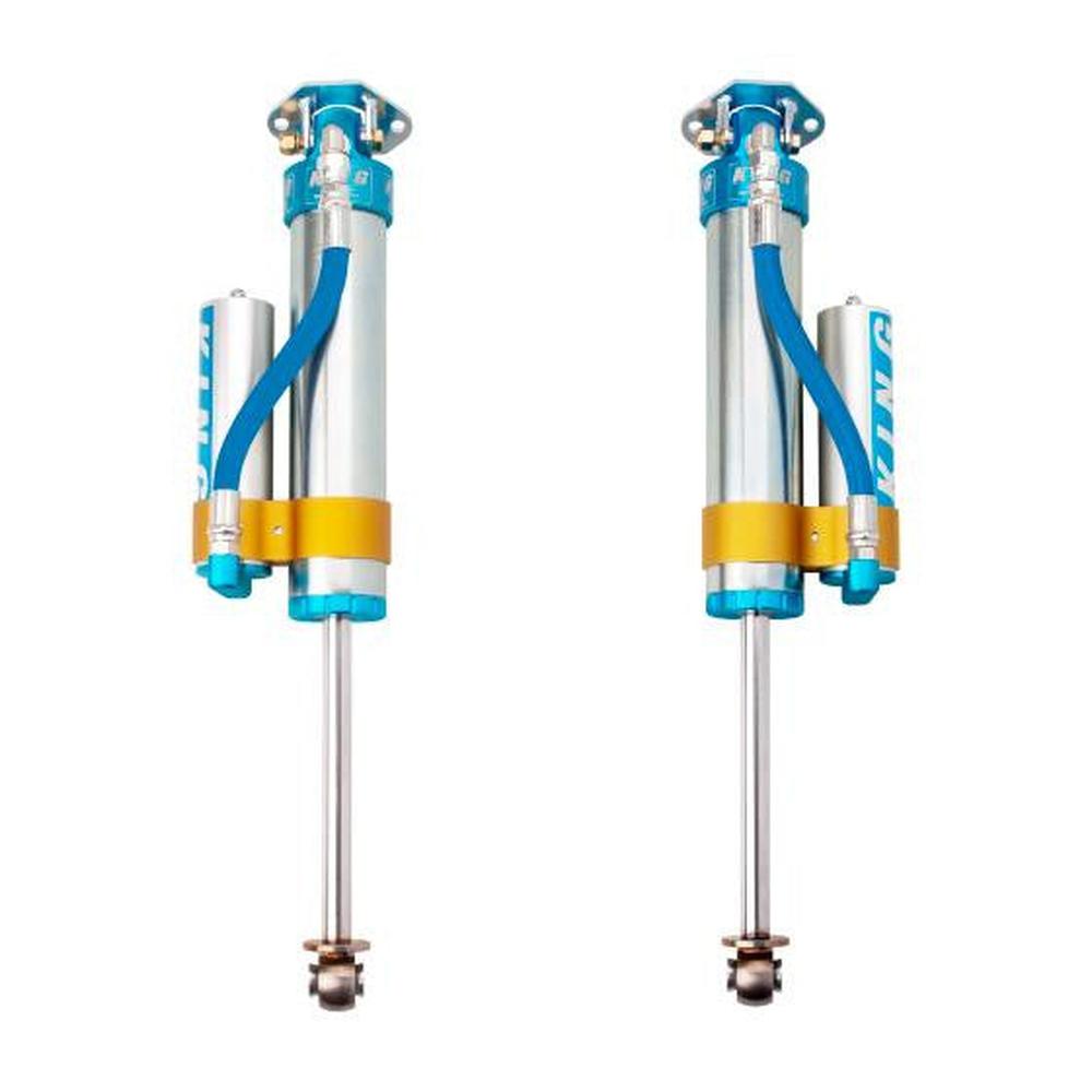 King Shocks XJ 84-00 Rear 2.5 Dia. Piggy Hose Reservoir For 3-4" Lifts (Pair) - Apollo Off-Road