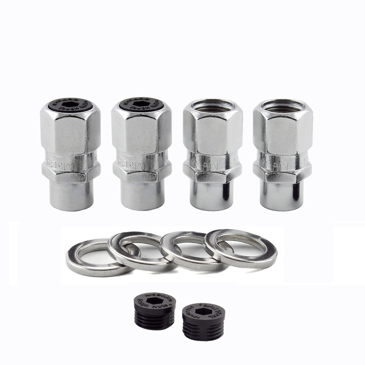 Mag-Shank Style Lug Nuts-Chrome 60128 - Apollo Off-Road