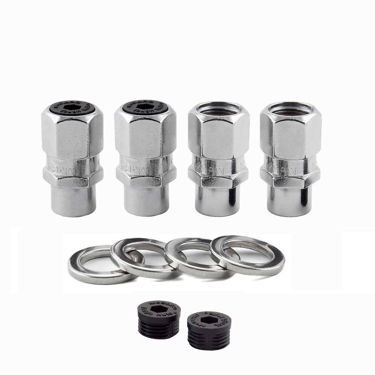Mag-Shank Style Lug Nuts-Chrome 60128 - Apollo Off-Road