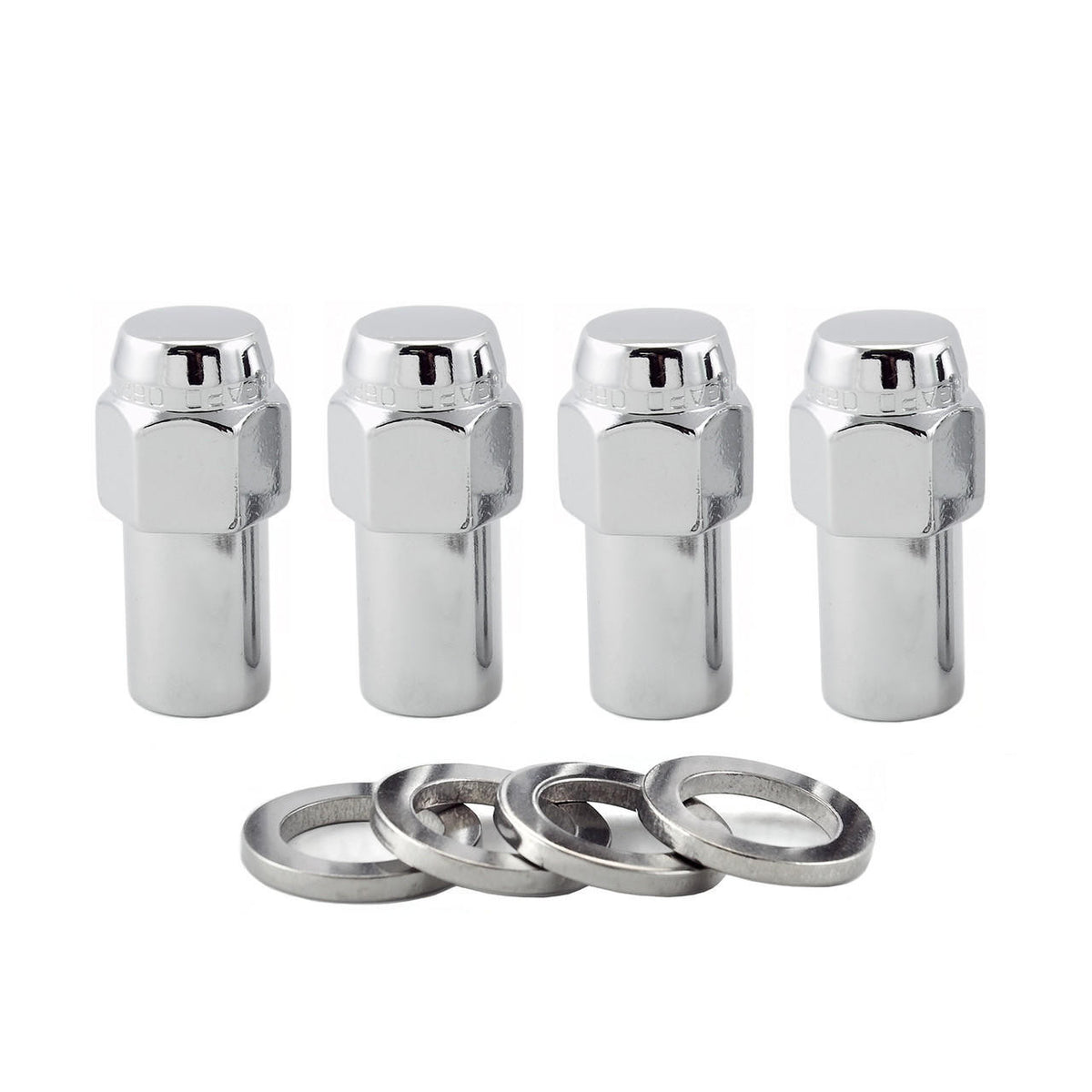Mag-Shank Style Lug Nuts-Chrome 62000 - Apollo Off-Road