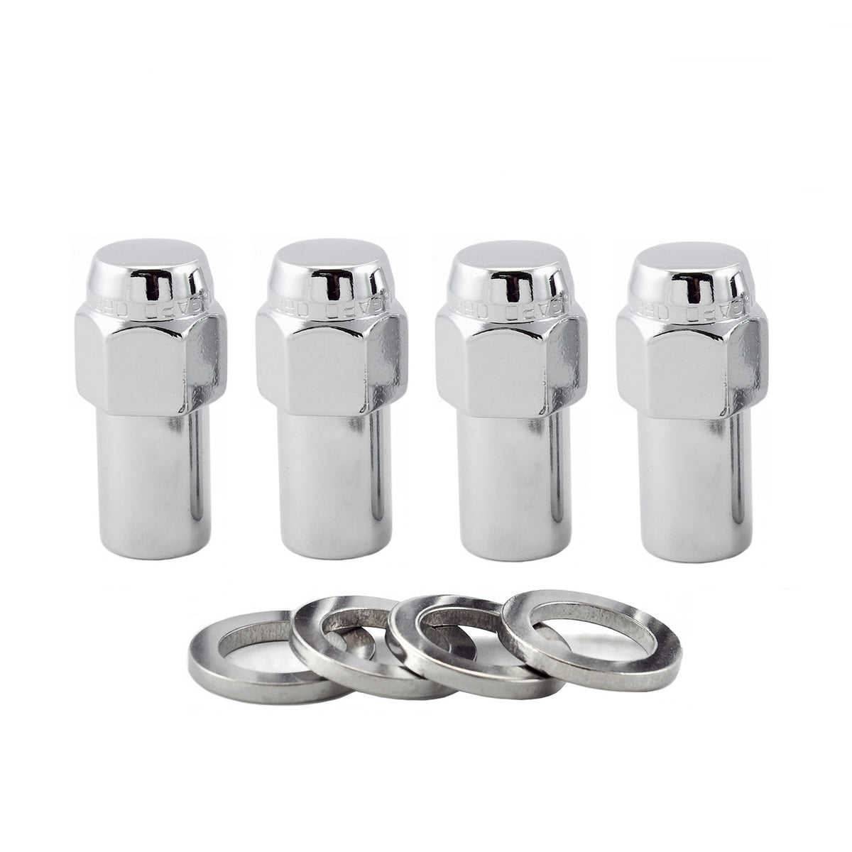 Mag-Shank Style Lug Nuts-Chrome 62002 - Apollo Off-Road