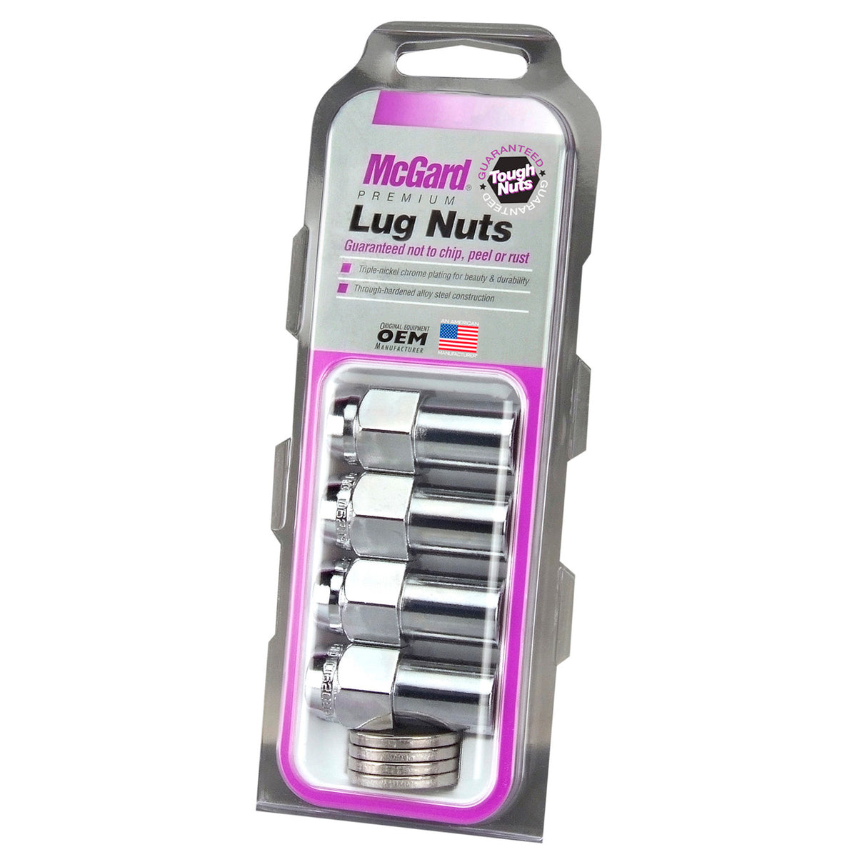 Mag-Shank Style Lug Nuts-Chrome 62002 - Apollo Off-Road