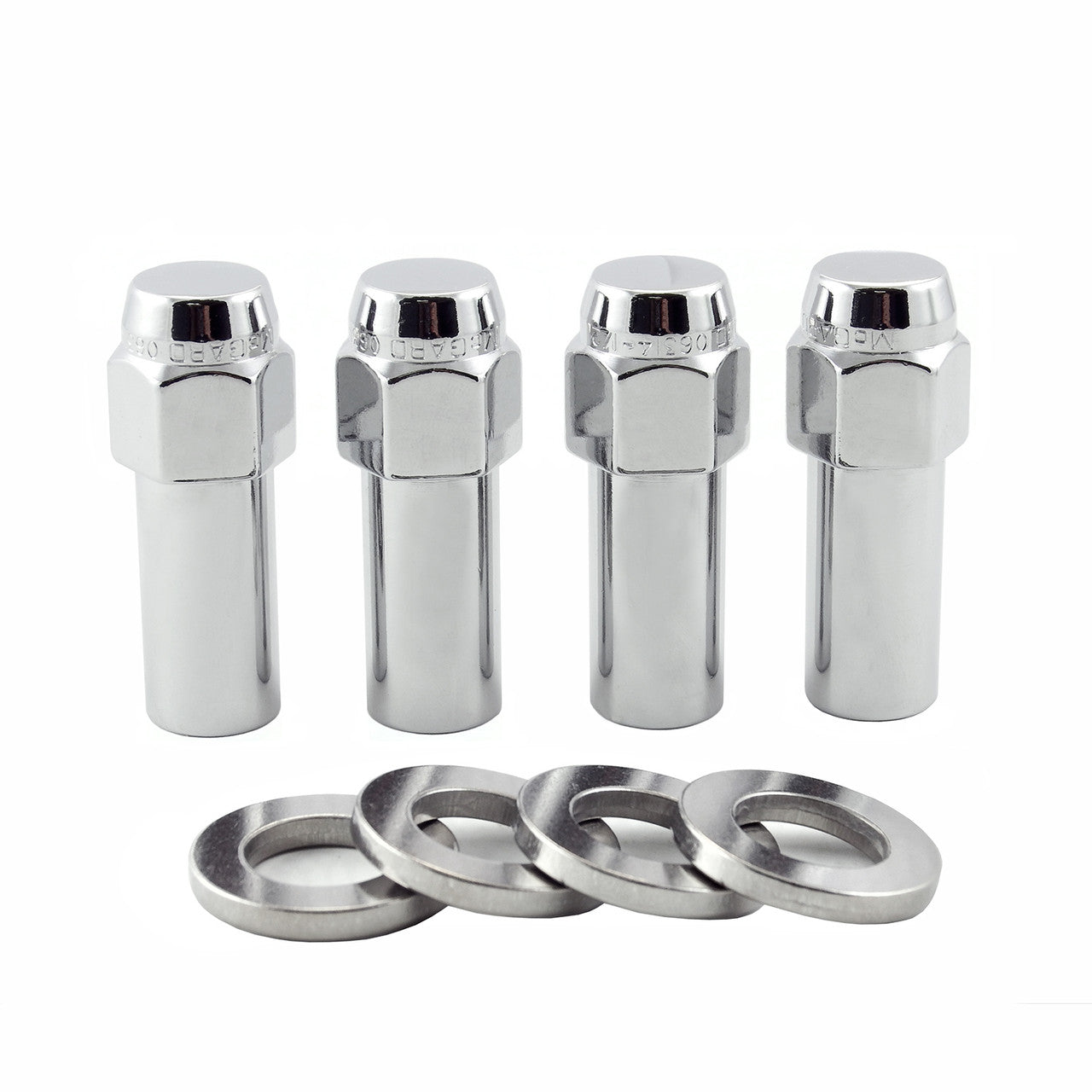 Mag-Shank Style Lug Nuts-Chrome 63014 - Apollo Off-Road