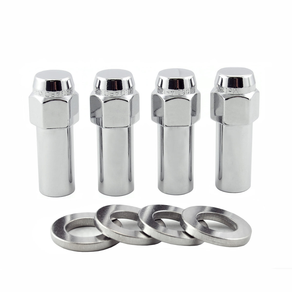 Mag-Shank Style Lug Nuts-Chrome 63014 - Apollo Off-Road