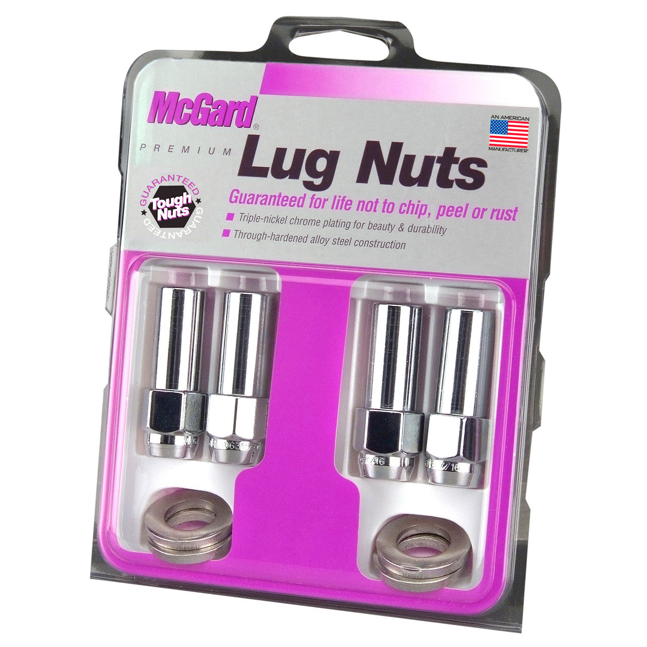 Mag-Shank Style Lug Nuts-Chrome 63014 - Apollo Off-Road