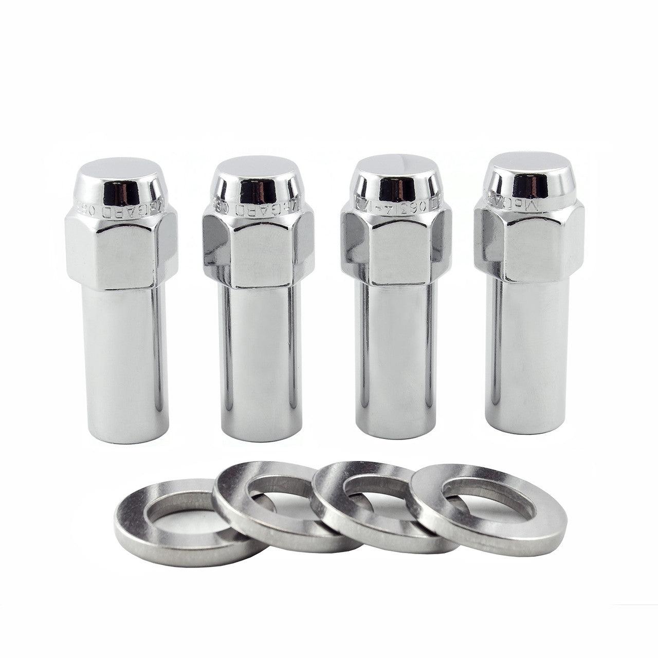Mag-Shank Style Lug Nuts-Chrome 63016 - Apollo Off-Road