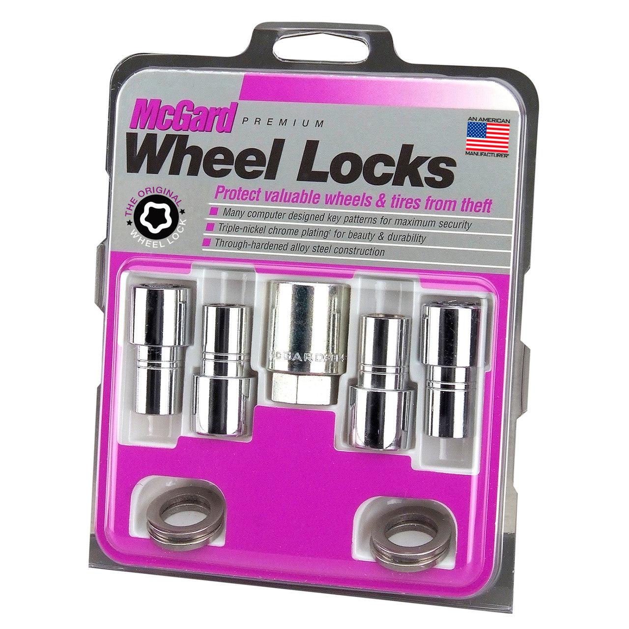 Mag-Shank Style Wheel Locks-Exposed-Chrome 22158 - Apollo Off-Road