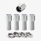Mag-Shank Style Wheel Locks-Exposed-Chrome 23181 - Apollo Off-Road