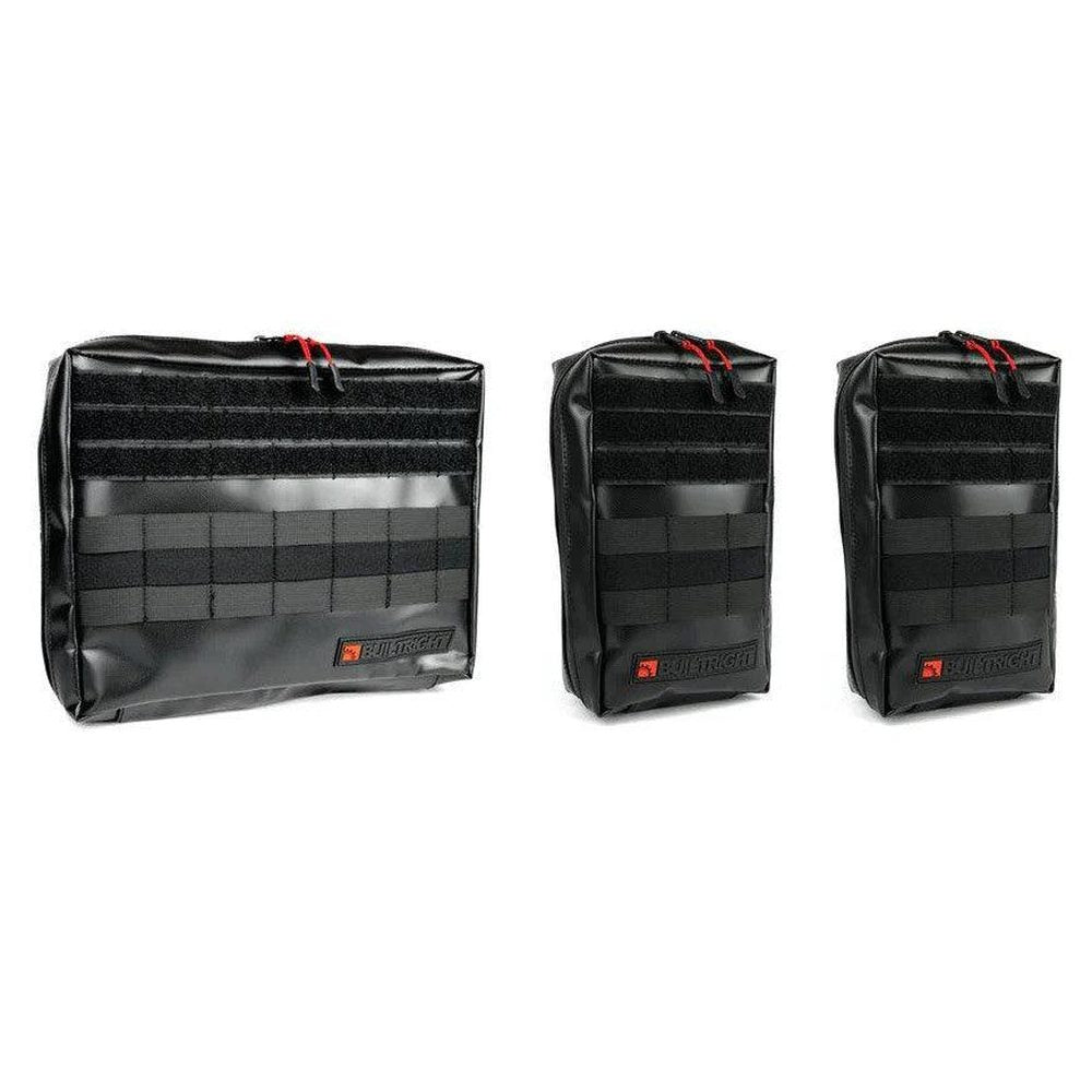 Molle Pouch - Black | 3pc Set - Apollo Off-Road