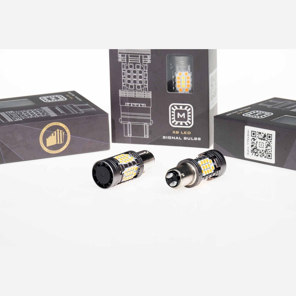 Morimoto 1157: XB LED Bulbs (Amber-Set) - Apollo Off-Road