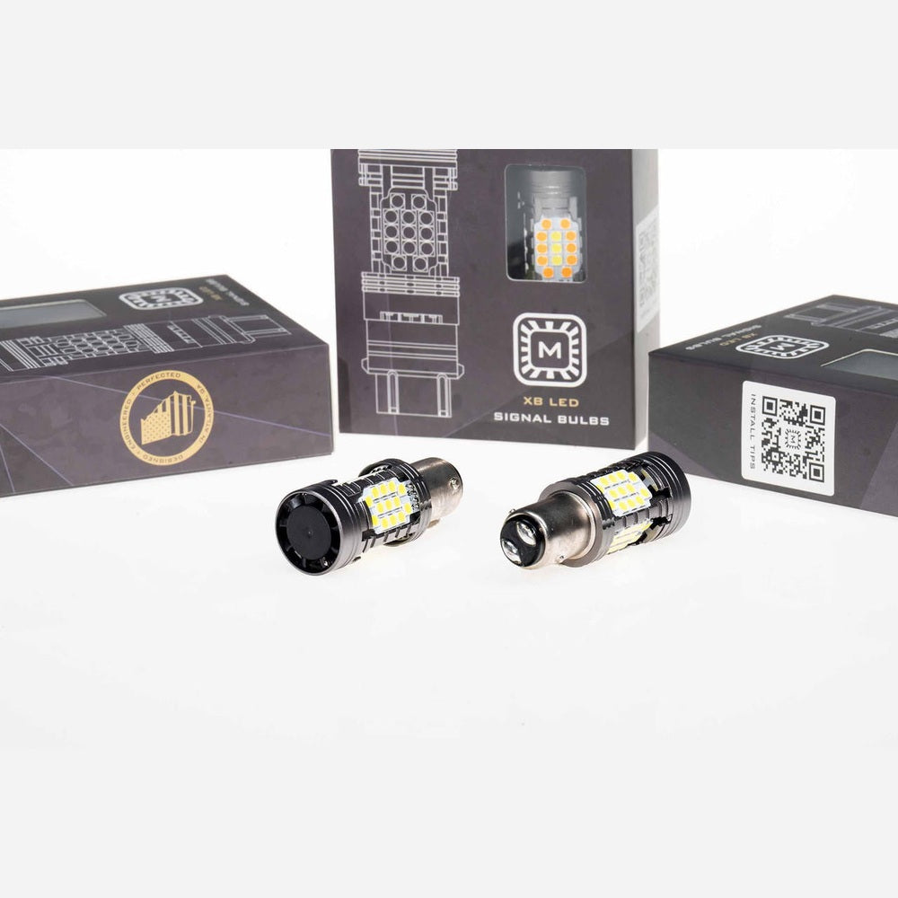 Morimoto 1157: XB LED Bulbs (Red-Set) - Apollo Off-Road