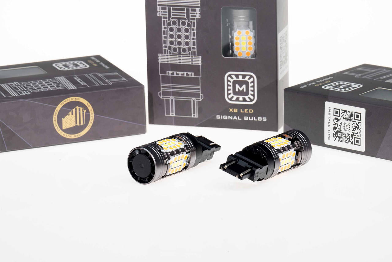 Morimoto 4257: XB LED Bulbs (Amber-Set) - Apollo Off-Road