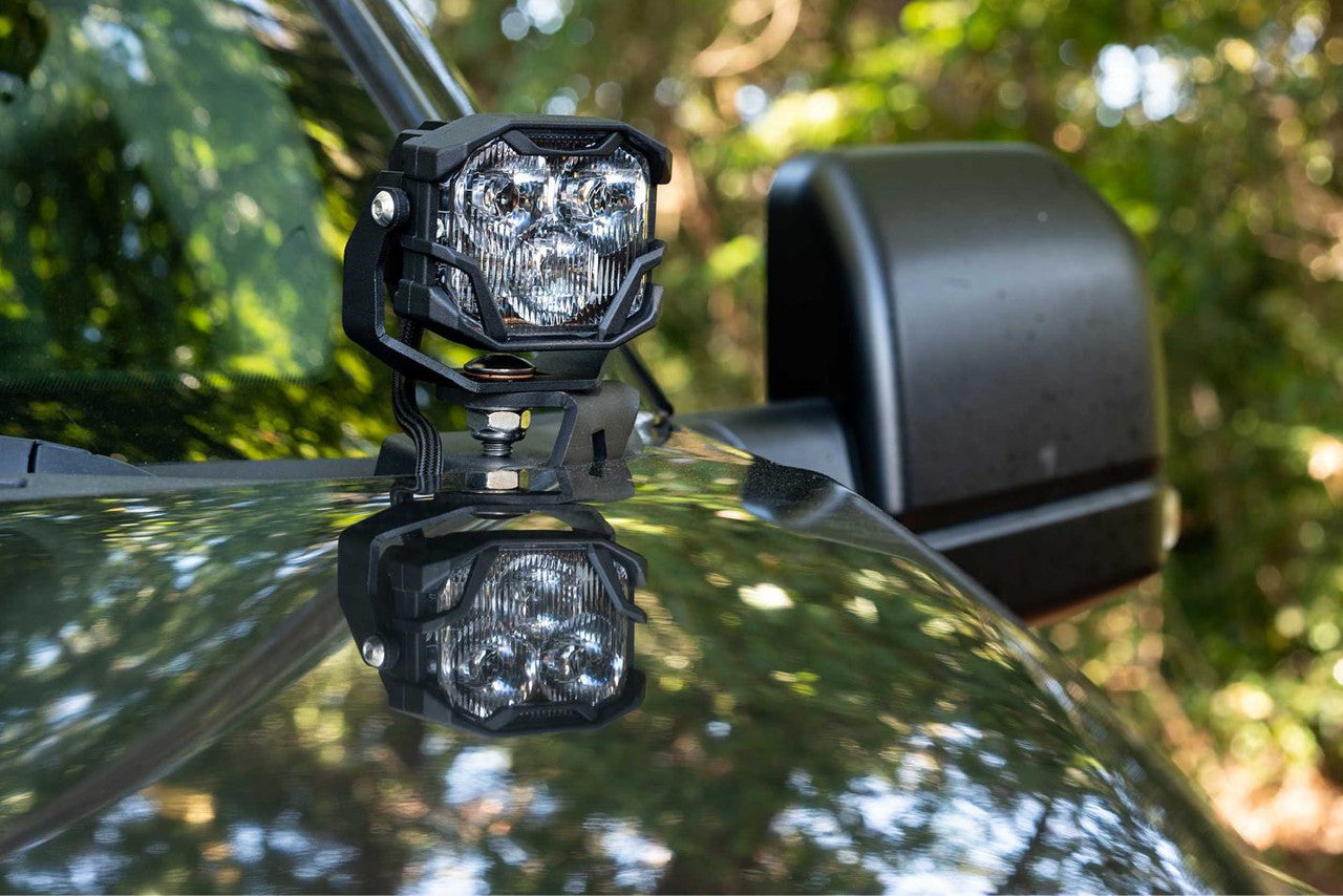 Morimoto 4Banger A-Pillar Brackets: Silverado-Sierra (07-13) - Apollo Off-Road