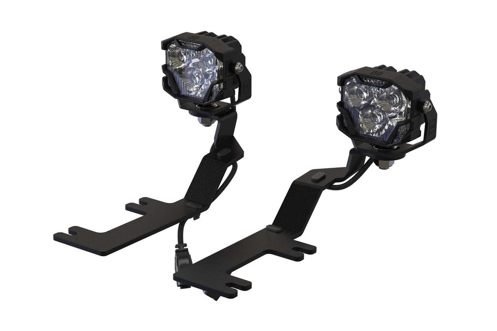 Morimoto 4Banger A-Pillar Brackets: Silverado-Sierra 1500 (14-18) - Apollo Off-Road