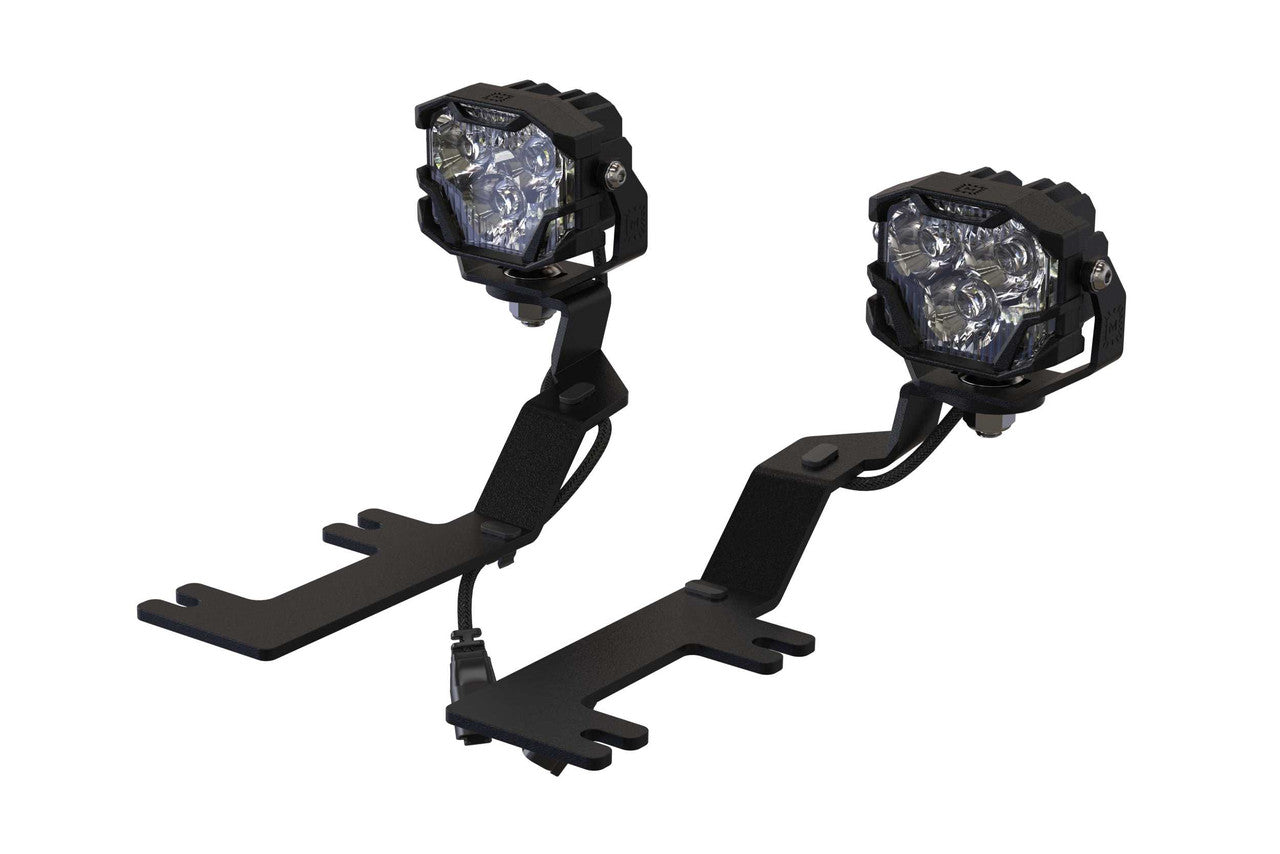 Morimoto 4Banger A-Pillar Brackets: Silverado-Sierra 1500 (14-18) - Apollo Off-Road