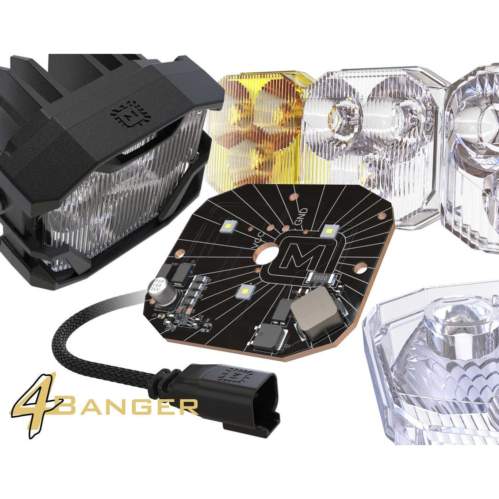 Morimoto 4Banger A-Pillar Brackets: Wrangler JK (07-17) - Apollo Off-Road