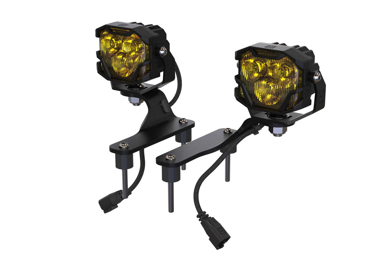 Morimoto 4Banger A-Pillar Brackets: Wrangler JL-JT (18+) - Apollo Off-Road