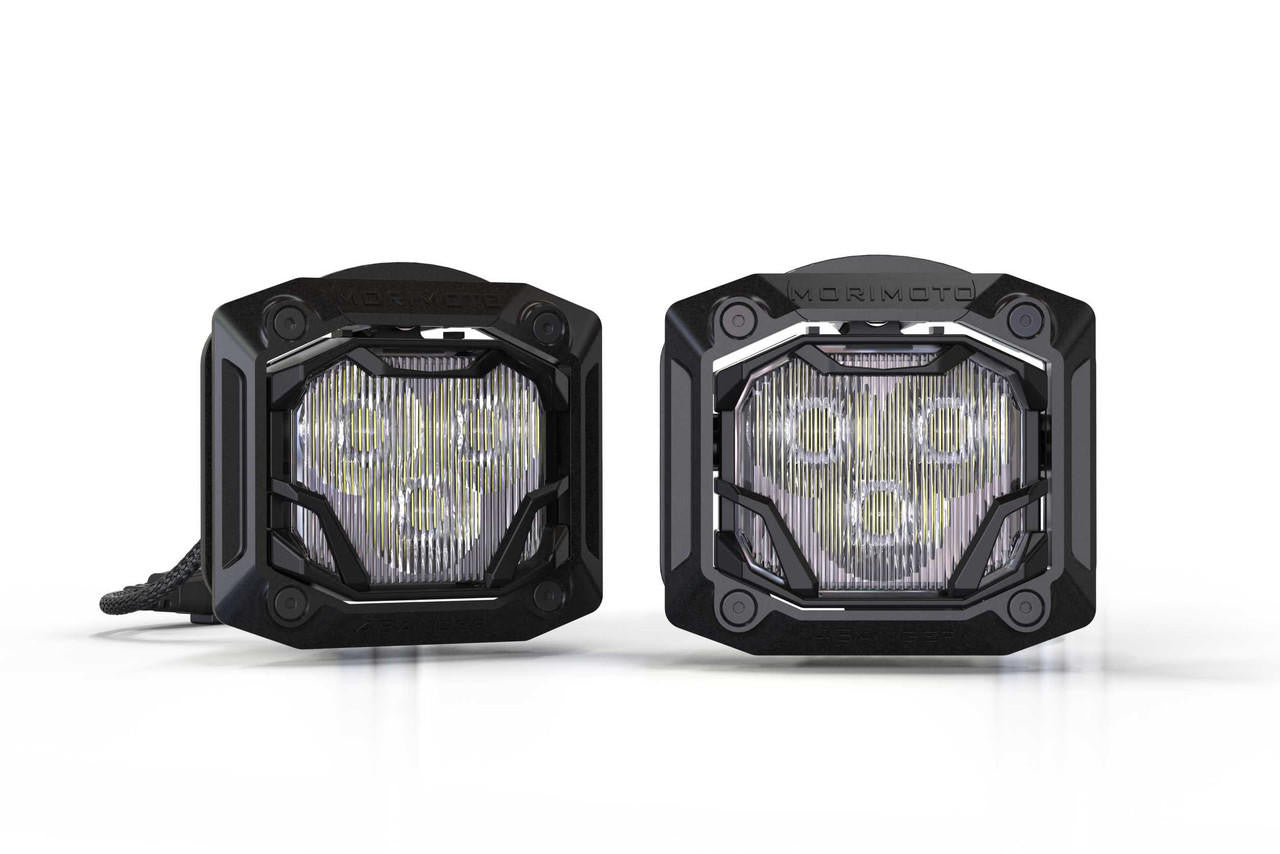 Morimoto 4Banger Brackets: Flush Mount - Apollo Off-Road