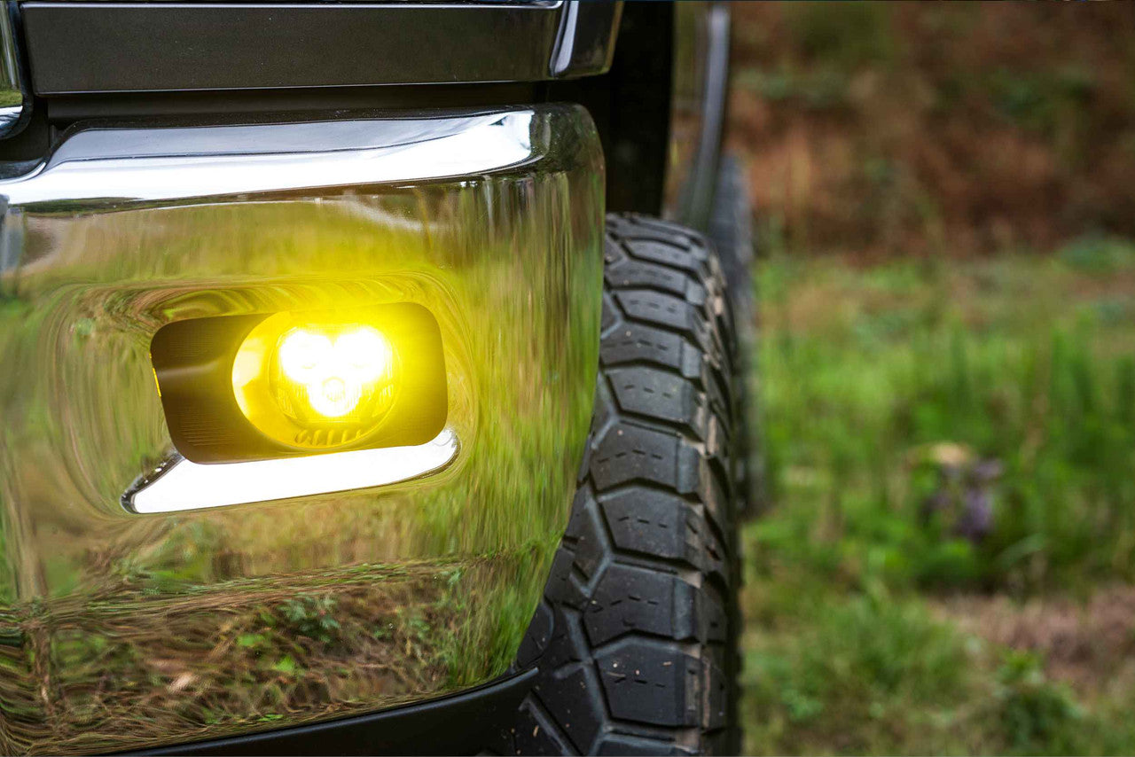 Morimoto 4Banger Fog Brackets: Type Ram Horizontal - Apollo Off-Road