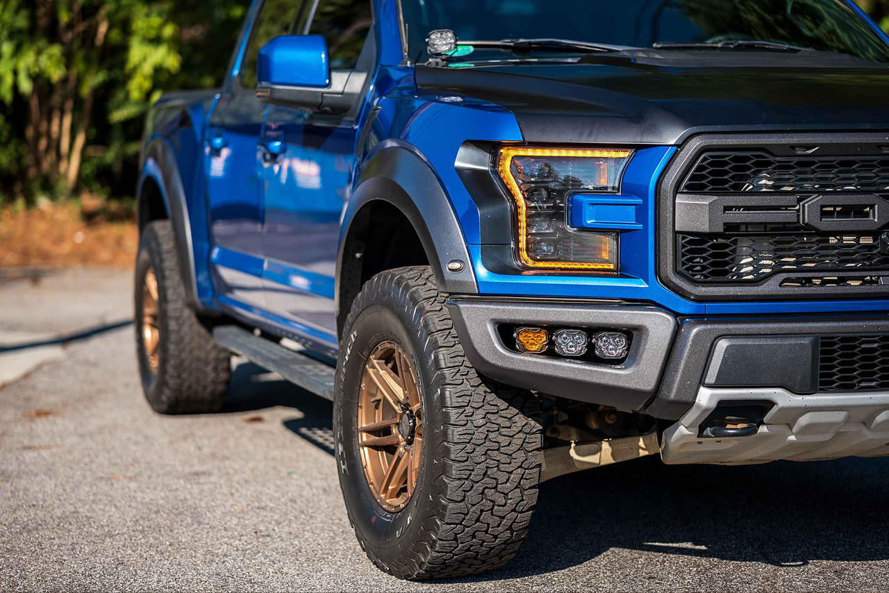 Morimoto 4Banger Triple Fog Kit: 17-20 Raptor (brackets only) - Apollo Off-Road