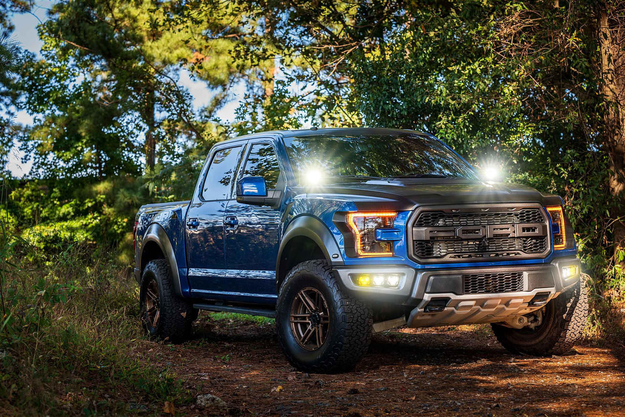 Morimoto 4Banger Triple Fog Kit: 17-20 Raptor (brackets only) - Apollo Off-Road