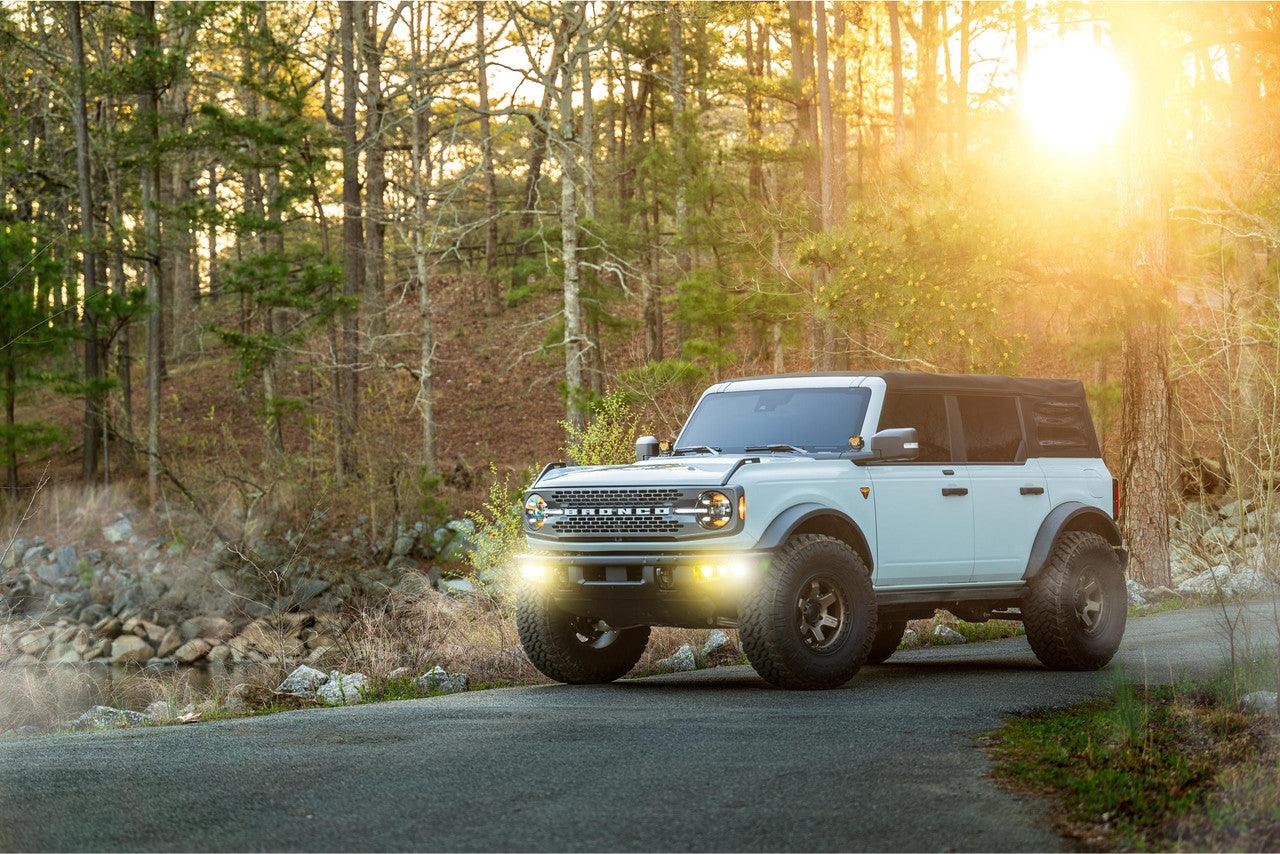Morimoto 4Banger Triple Fog Kit: 2021+ Bronco (brackets only) - Apollo Off-Road