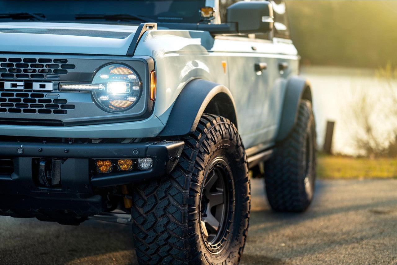Morimoto 4Banger Triple Fog Kit: 2021+ Bronco (brackets only) - Apollo Off-Road