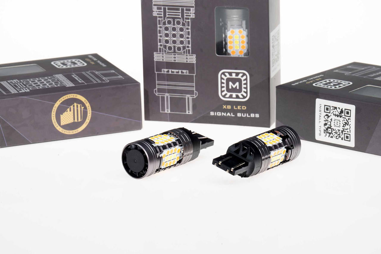 Morimoto 7440-7443: XB LED Bulbs (Amber-Set) - Apollo Off-Road