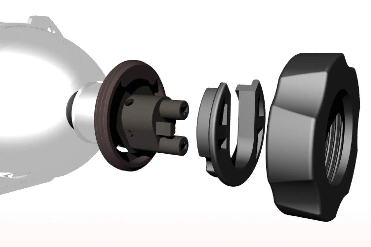 Morimoto Bulb Holders: Mini H1 MotoHo1ders - Apollo Off-Road