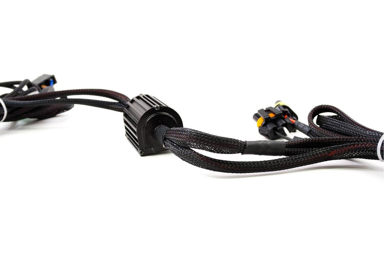 Morimoto Relay Harness: MotoCycle Dual Output (H4) - Apollo Off-Road