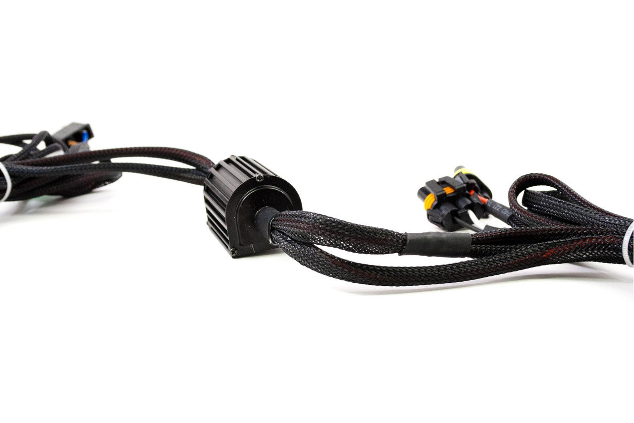 Morimoto Relay Harness: MotoCycle Single Output (H4) - Apollo Off-Road