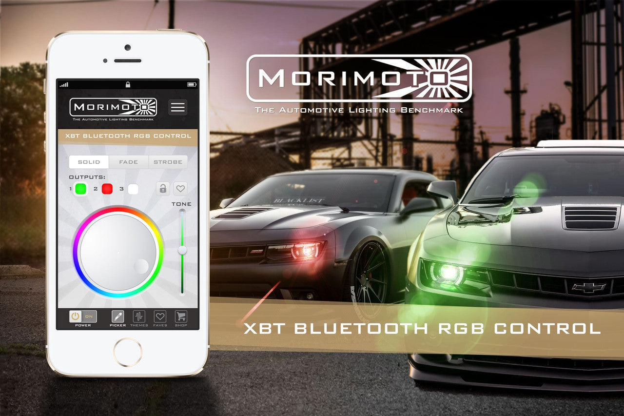 Morimoto RGBW Controller: Morimoto XBT (1x5 - 2x4 Wire Universal Standard) - Apollo Off-Road