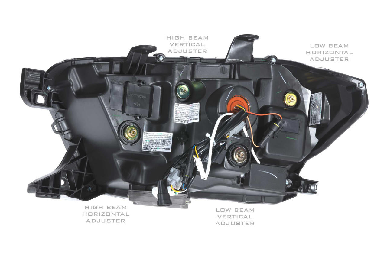 Morimoto XB Adapters: Toyota Tacoma XB LED Harness (2020+ OEM LED - Pair - Apollo Off-Road