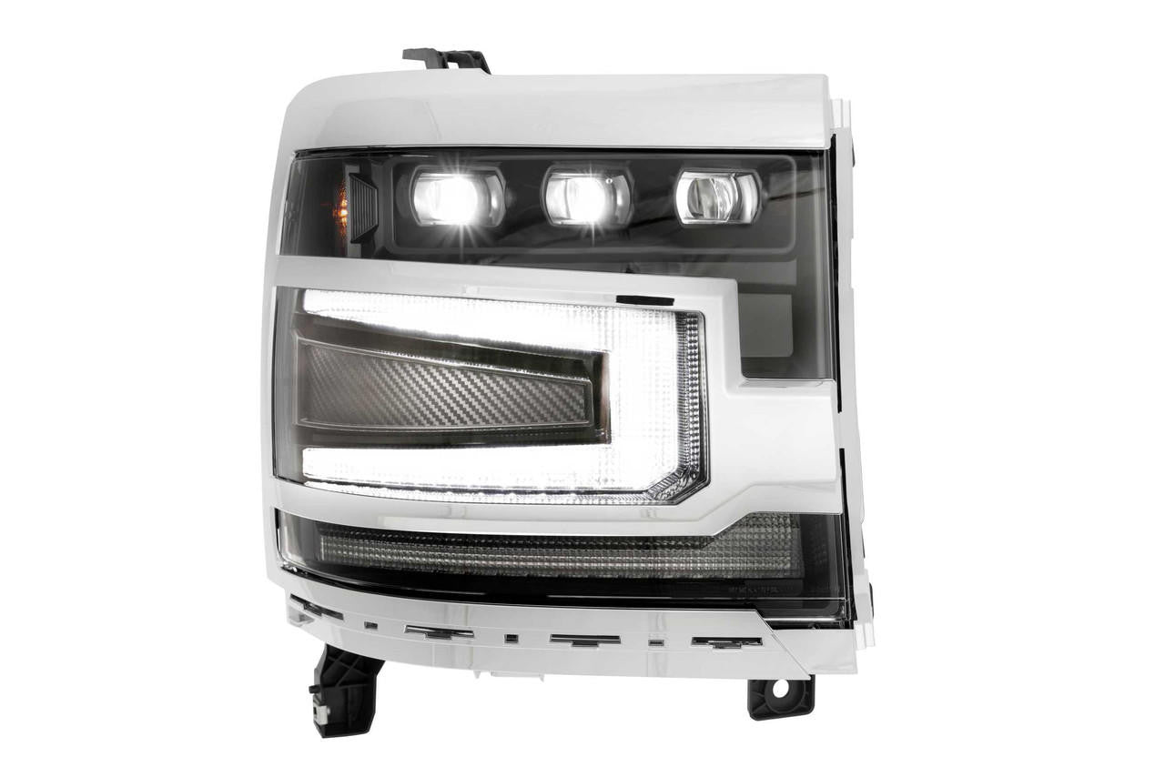 Morimoto XB Headlight Grille Trim Bezels: LF542 (Pair - Chrome) - Apollo Off-Road
