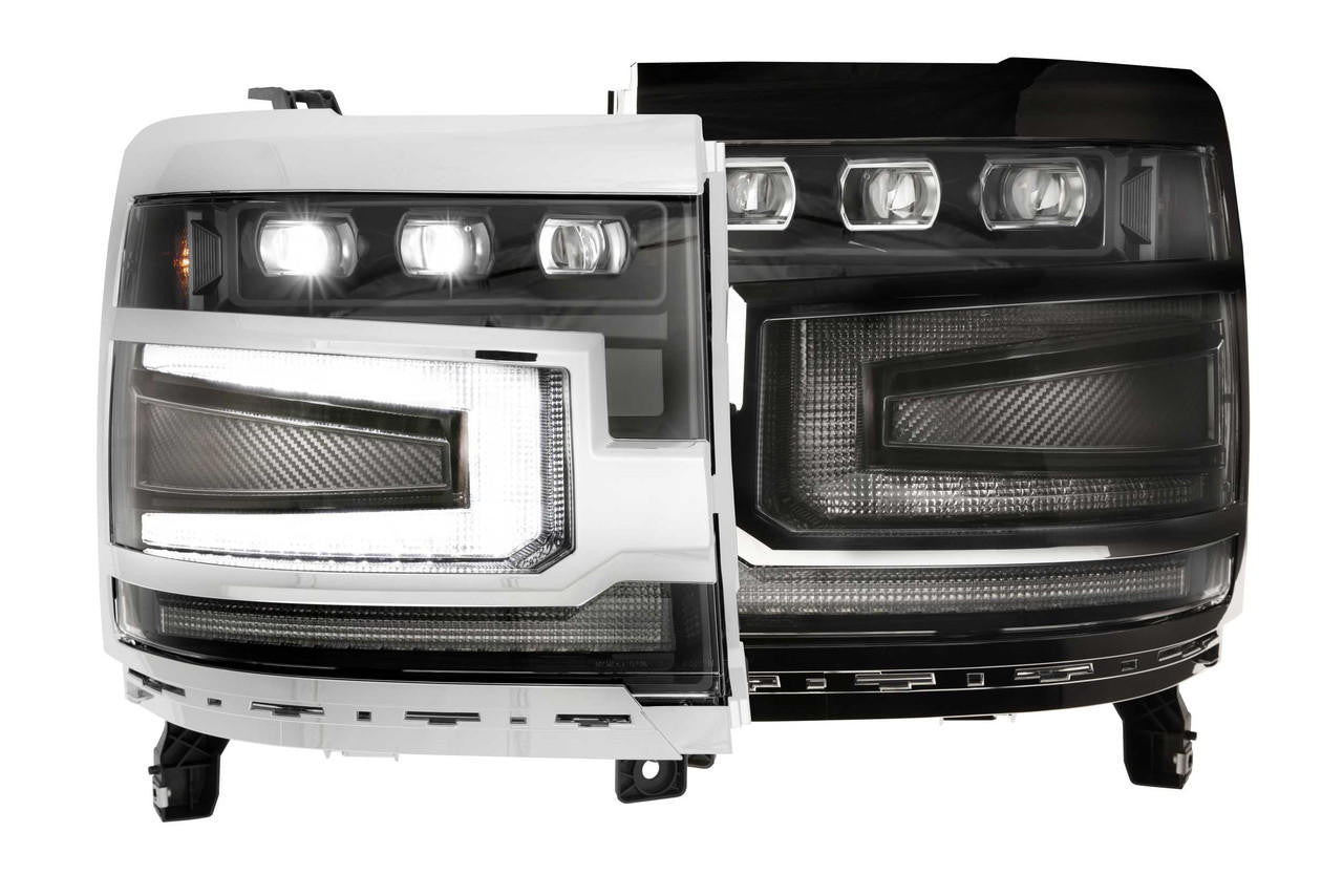 Morimoto XB Headlight Grille Trim Bezels: LF542 (Pair - Chrome) - Apollo Off-Road