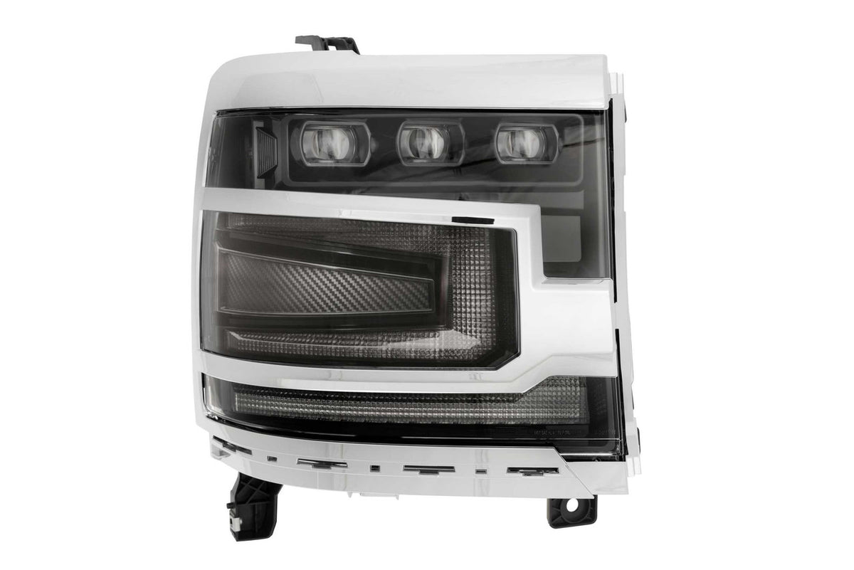 Morimoto XB Headlight Grille Trim Bezels: LF542 (Pair - Unfinished) - Apollo Off-Road