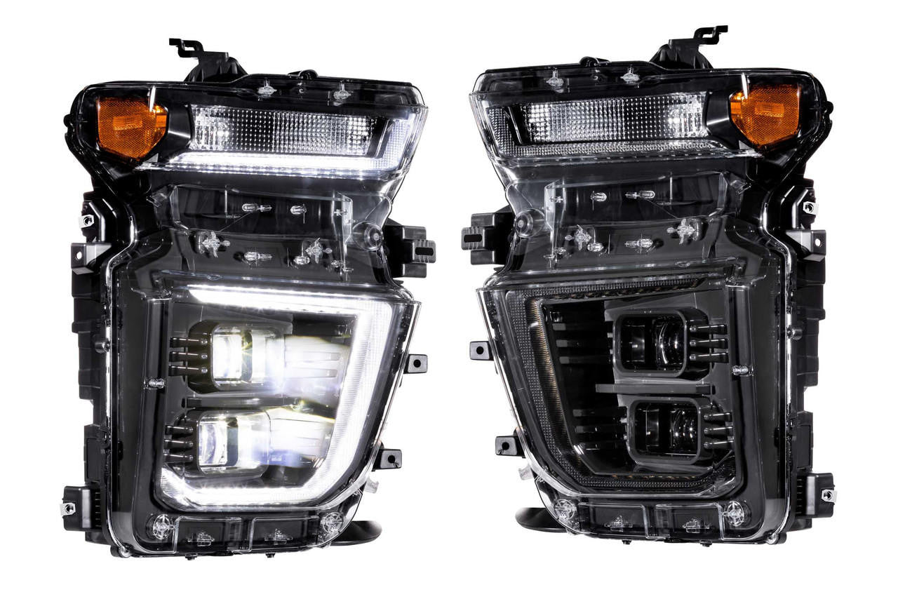 Morimoto XB Hybrid Headlights: Chevrolet Silverado HD (2020+) (Pair) - Apollo Off-Road
