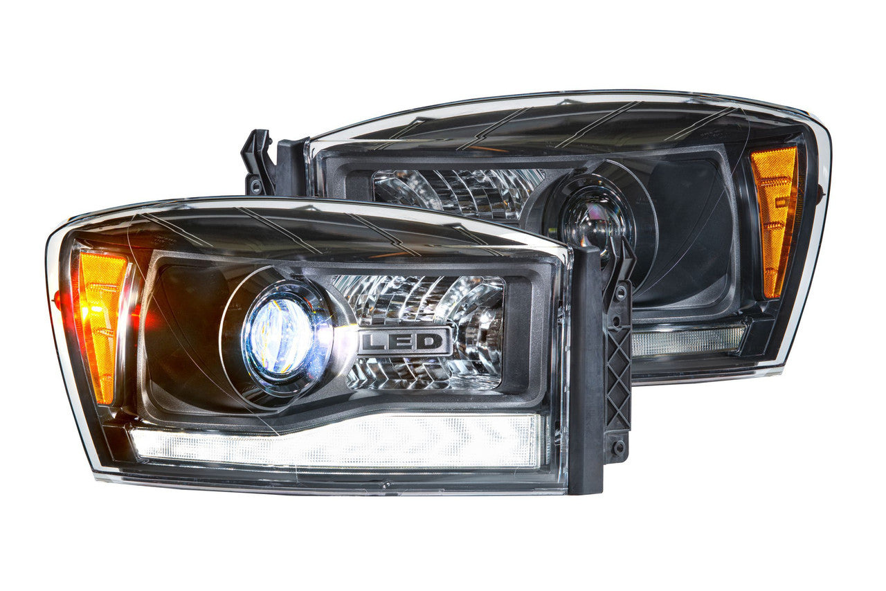 Morimoto XB Hybrid LED Headlights: Dodge Ram (06-08) (Pair - ASM) - Apollo Off-Road