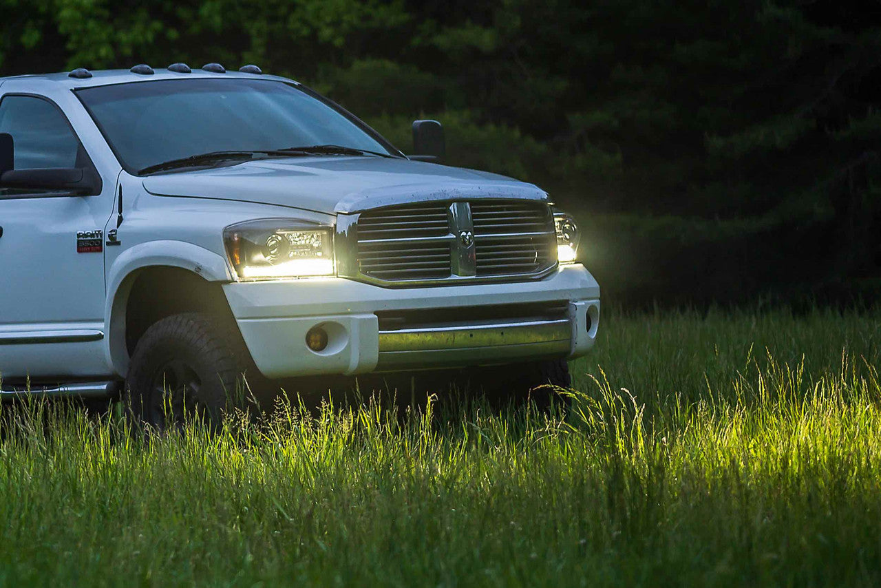 Morimoto XB Hybrid LED Headlights: Dodge Ram (06-08) (Pair - ASM) - Apollo Off-Road
