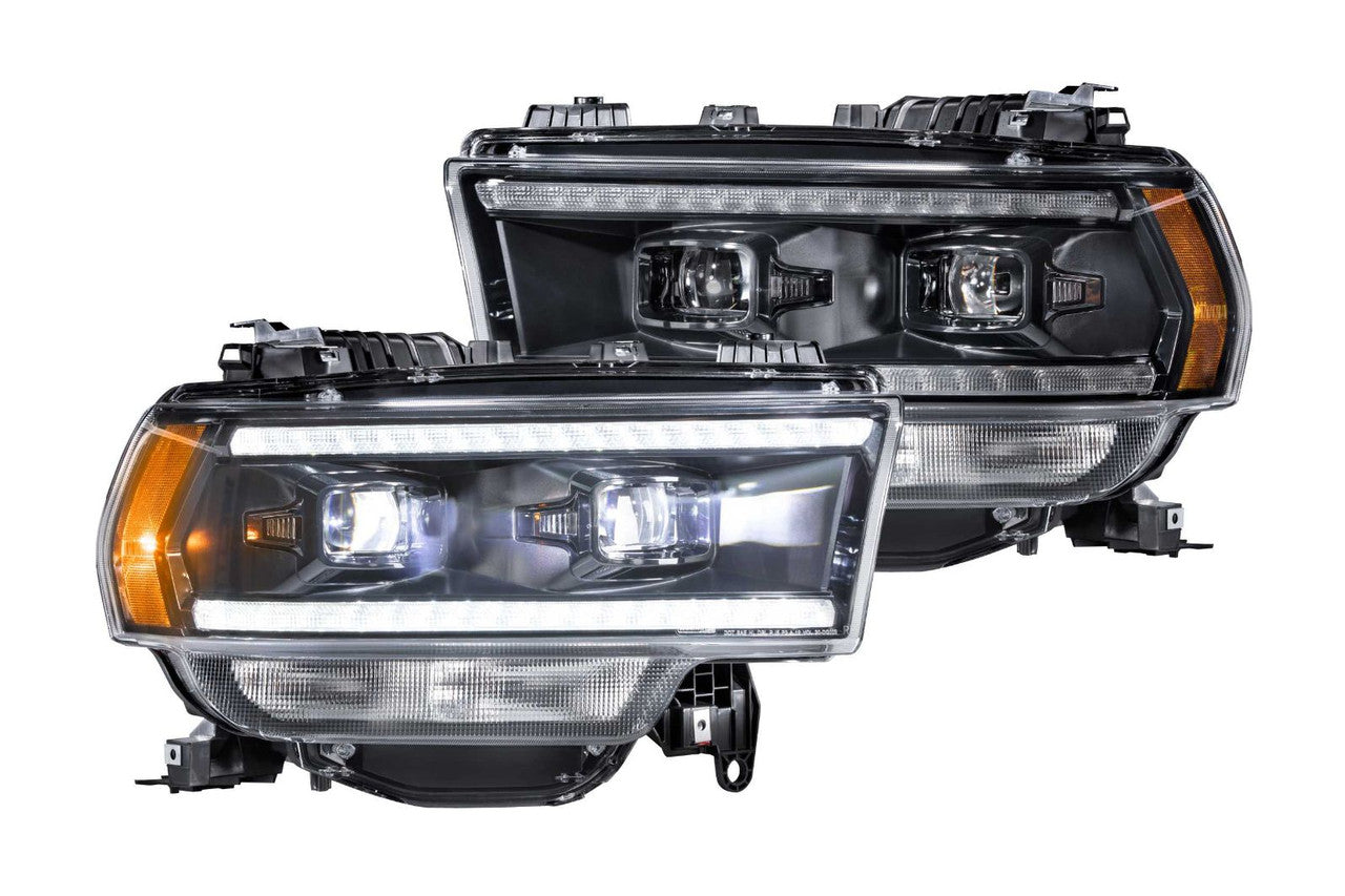 Morimoto XB Hybrid LED Headlights: Dodge Ram HD (2019+) (Pair - ASM) - Apollo Off-Road