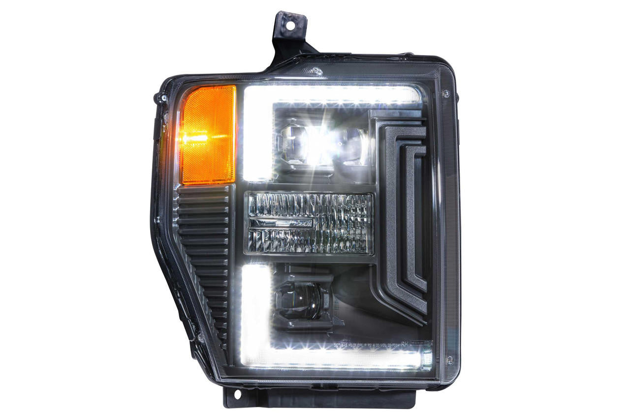 Morimoto XB Hybrid LED Headlights: Ford Super Duty (08-10) (Pair - ASM) - Apollo Off-Road