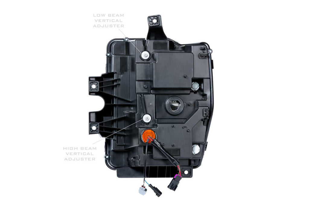 Morimoto XB Hybrid LED Headlights: Ford Super Duty (08-10) (Pair - ASM) - Apollo Off-Road