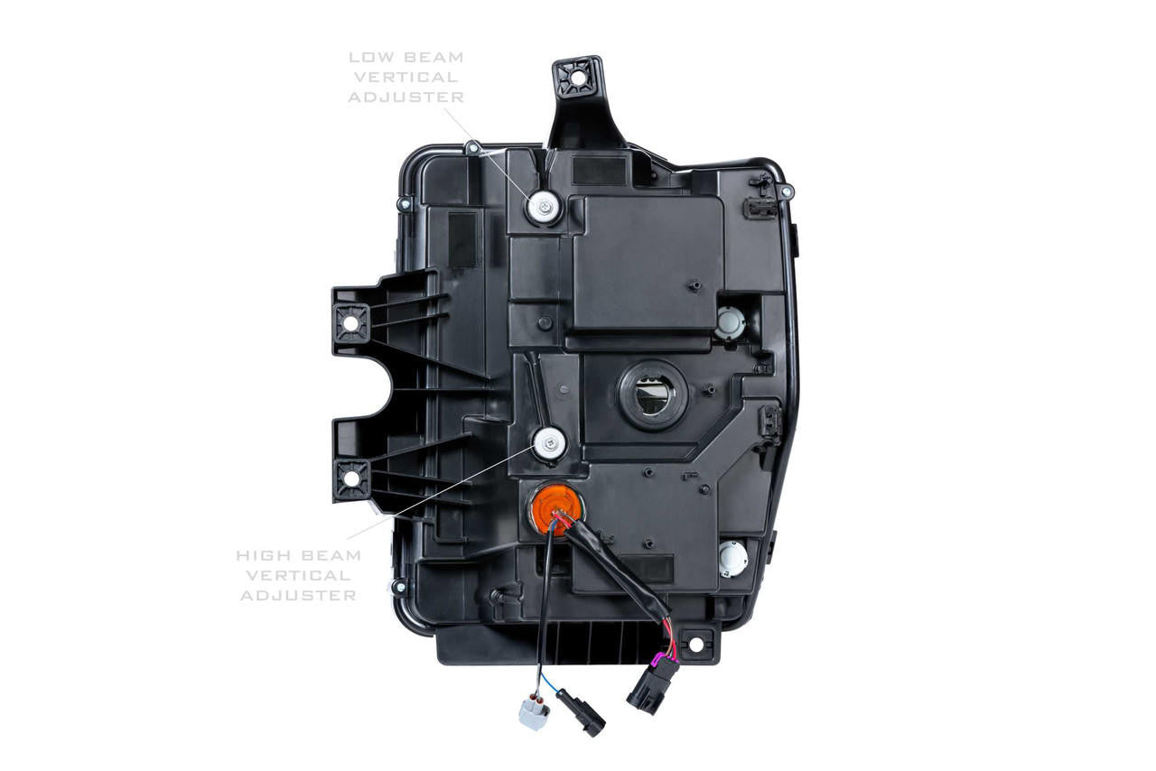 Morimoto XB Hybrid LED Headlights: Ford Super Duty (08-10) (Pair - ASM) - Apollo Off-Road