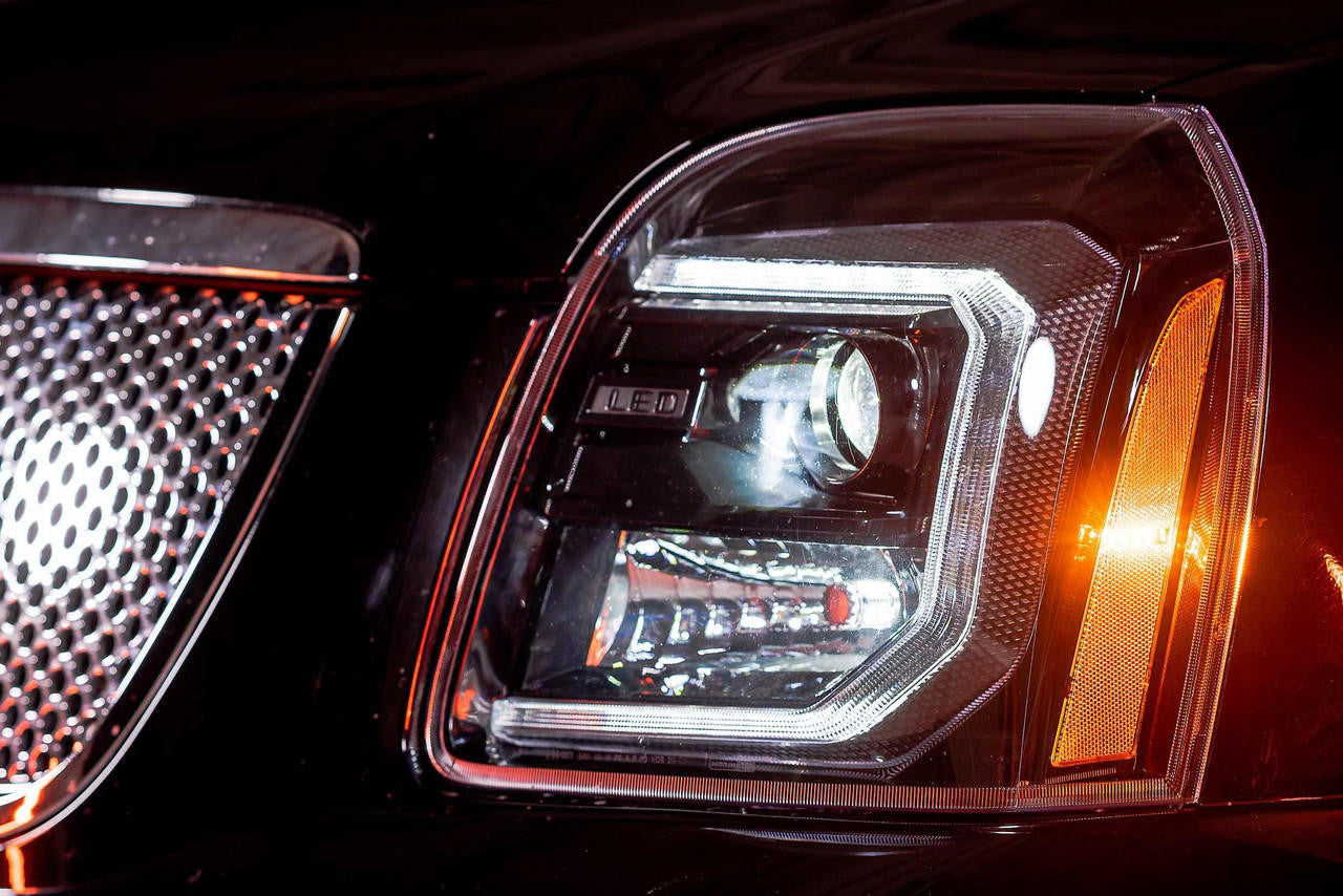 Morimoto XB Hybrid LED Headlights: GMC Yukon (07-14) (Pair - ASM) - Apollo Off-Road
