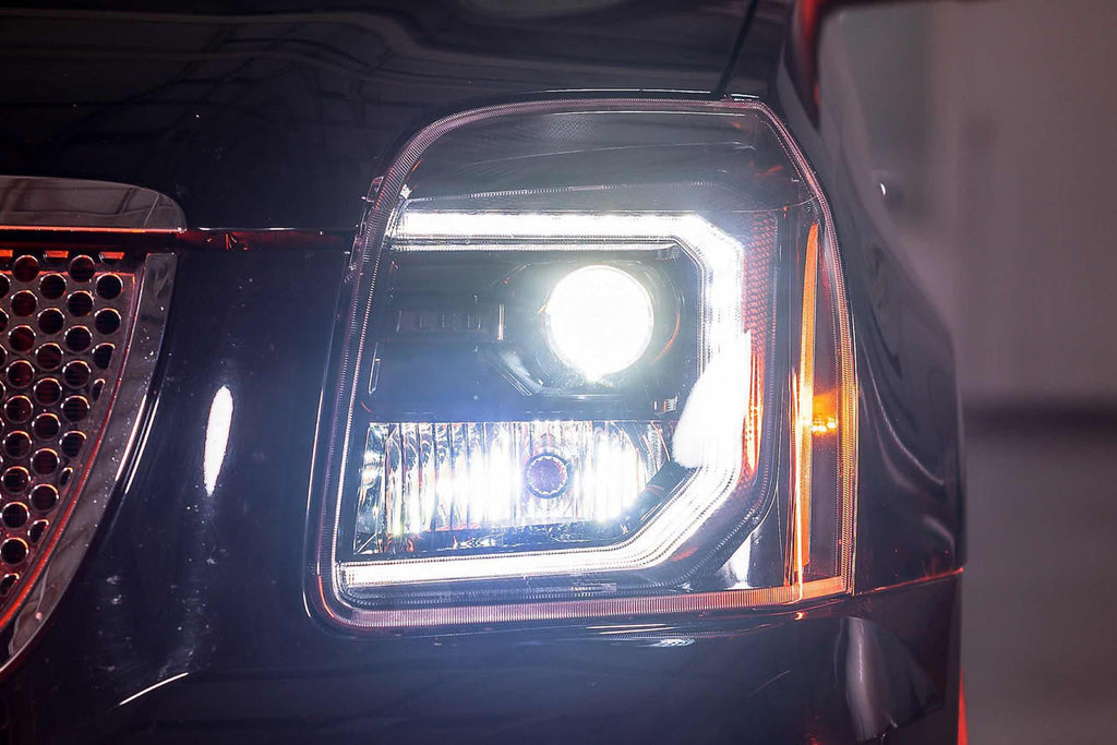 Morimoto XB Hybrid LED Headlights: GMC Yukon (07-14) (Pair - ASM) - Apollo Off-Road
