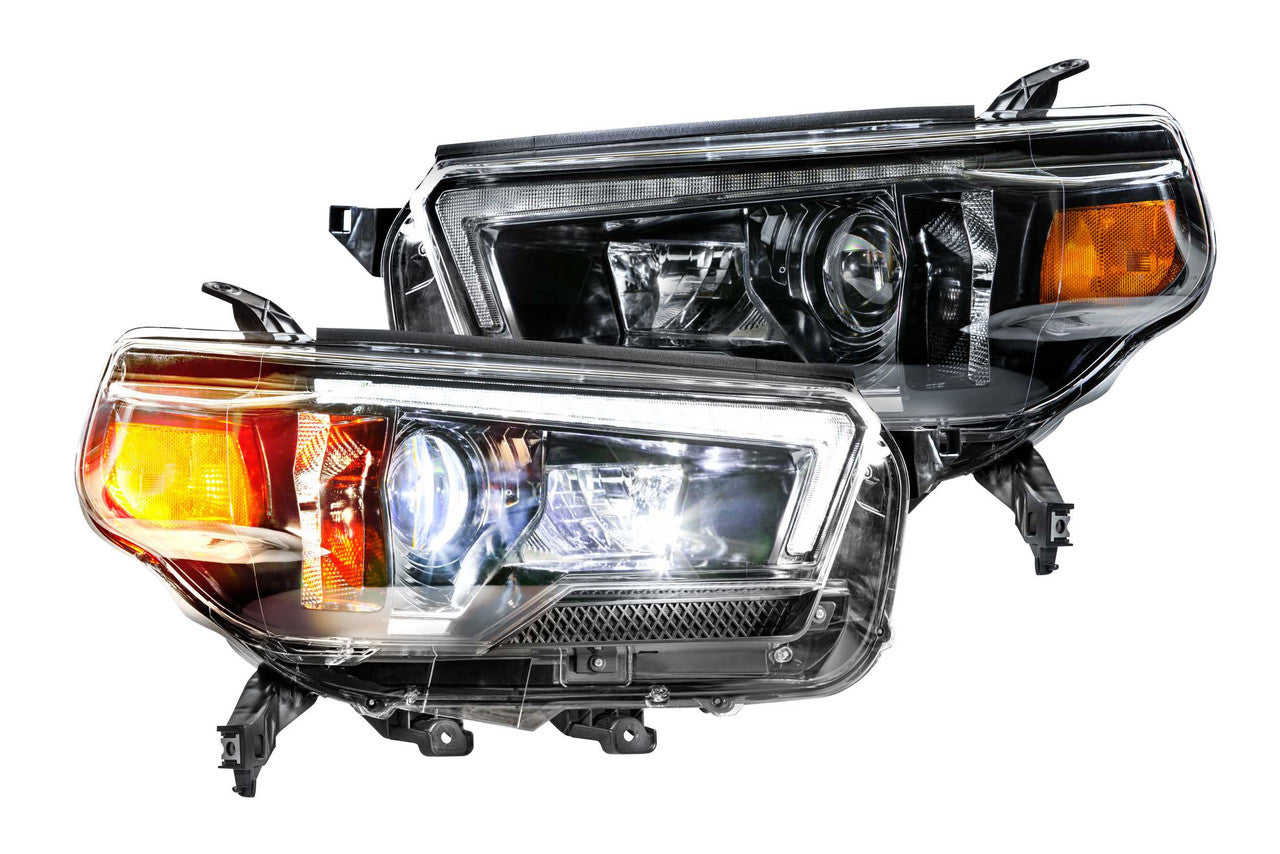 Morimoto XB Hybrid LED Headlights: Toyota 4Runner (10-13) (Pair - ASM) - Apollo Off-Road