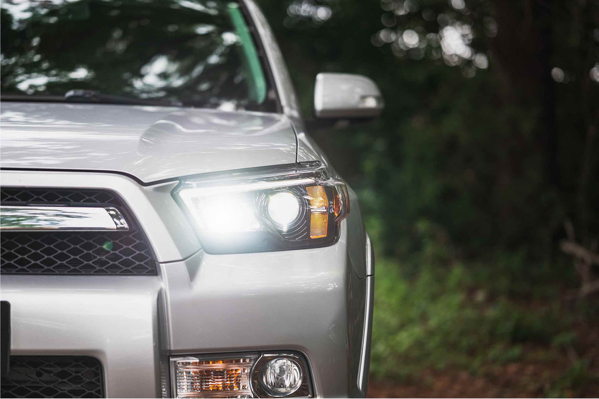Morimoto XB Hybrid LED Headlights: Toyota 4Runner (10-13) (Pair - ASM) - Apollo Off-Road